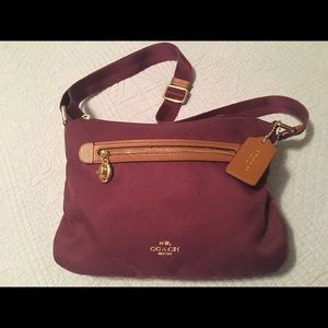 Coach canvas crossbody
